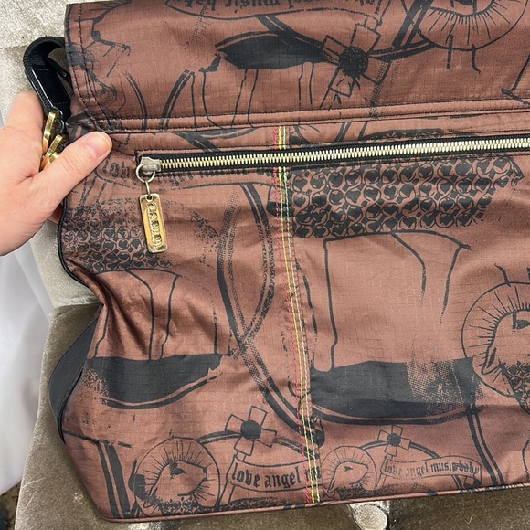 L.A.M.B. Gwen Stefani LeSportSac Y2K Vintage retired school large messenger bag - Picture 16 of 17